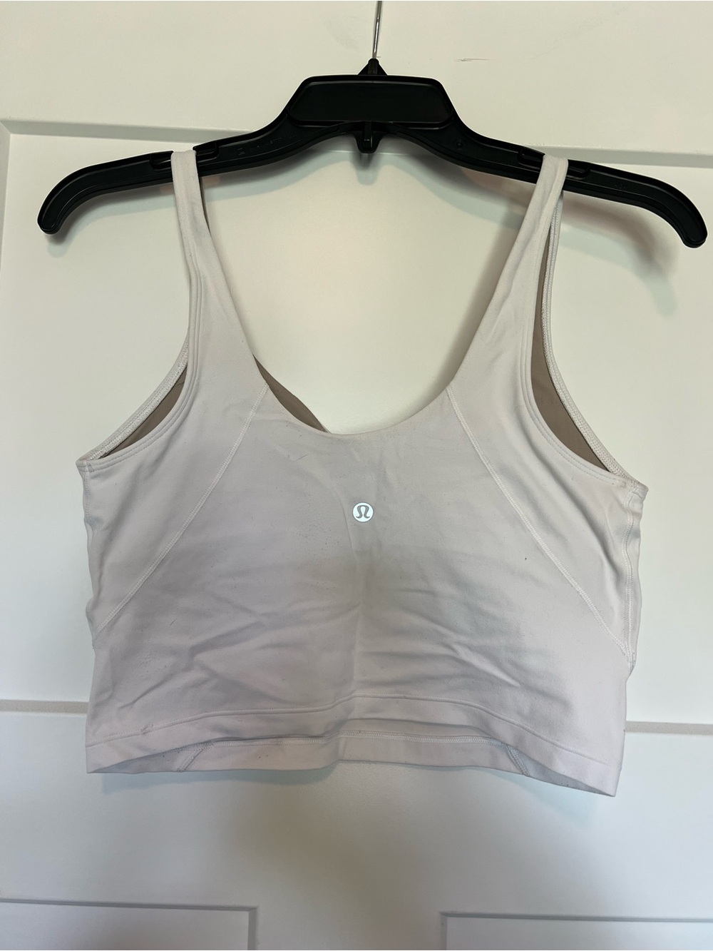 lululemon athletica White Scoop Neck Sports Bra